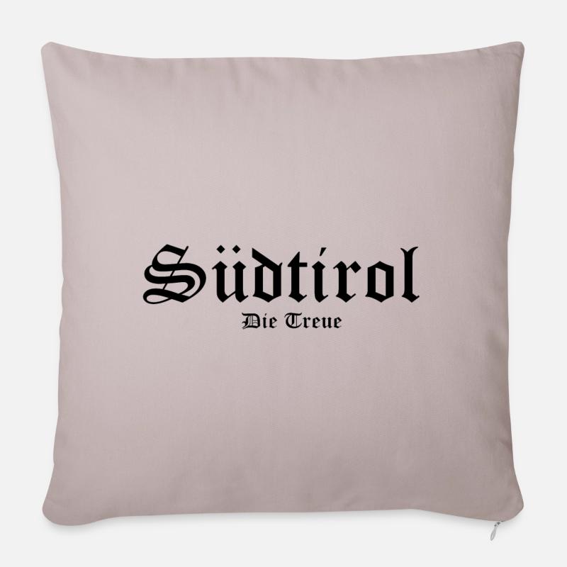 Südtirol - Sofakissenbezug 45 x 45 cm - helles Taupe