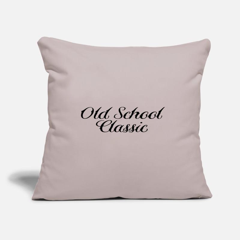 Old School classic Basic Design Housse de coussin décorative 45 x 45 cm