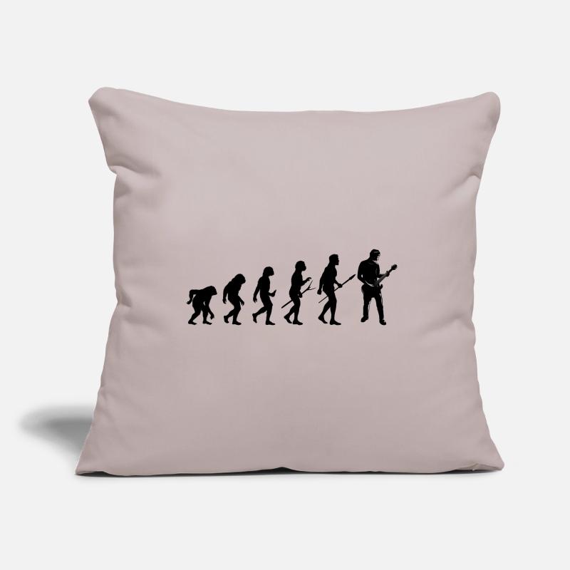 guitar guitar evolution Sofa pillowcase 17,3'' x 17,3'' (45 x 45 cm)
