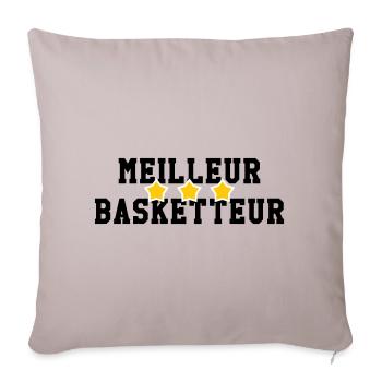 Best Basketball Player - Sofa pillowcase 17,3'' x 17,3'' (45 x 45 cm) - light taupe - Front