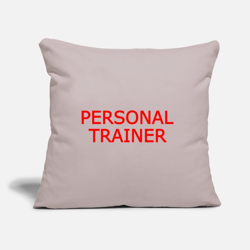 Personal trainer Housse de coussin décorative 45 x 45 cm