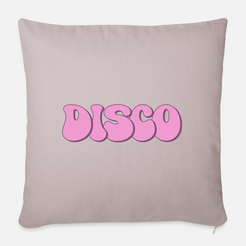 Disco - Sofakissenbezug 45 x 45 cm - helles Taupe