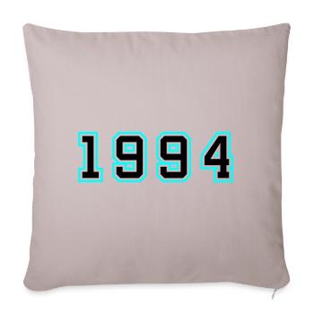 1994 Year Birthday - Sofa pillowcase 17,3'' x 17,3'' (45 x 45 cm) - light taupe - Front