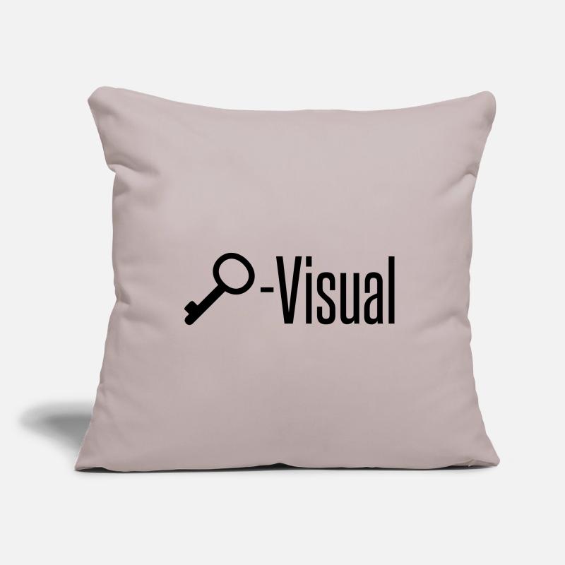Key Visual - Marque d'image clé du marketing Housse de coussin décorative 45 x 45 cm