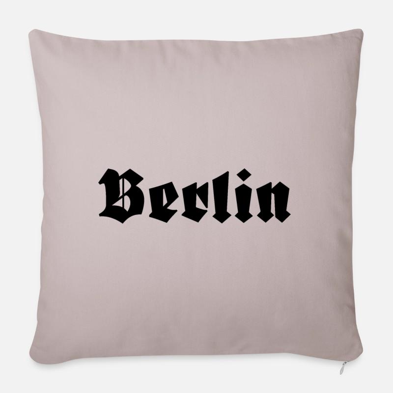 Berlin - Sofakissenbezug 45 x 45 cm - helles Taupe