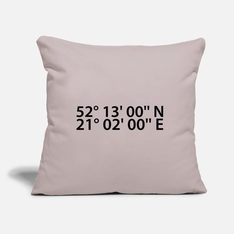 Coordonnées de Varsovie Housse de coussin décorative 45 x 45 cm