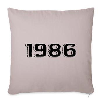 Vintage 1986 Born Birthday Retro 1986 - Sofa pillowcase 17,3'' x 17,3'' (45 x 45 cm) - light taupe - Front