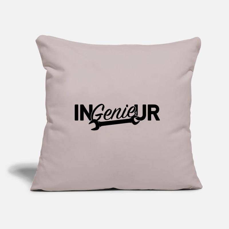 Engineer Genius Technician Mechanical Engineering Intelligent Sofa pillowcase 17,3'' x 17,3'' (45 x 45 cm)