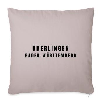 Überlingen, Baden-Württemberg - Sofa pillowcase 17,3'' x 17,3'' (45 x 45 cm) - light taupe - Front