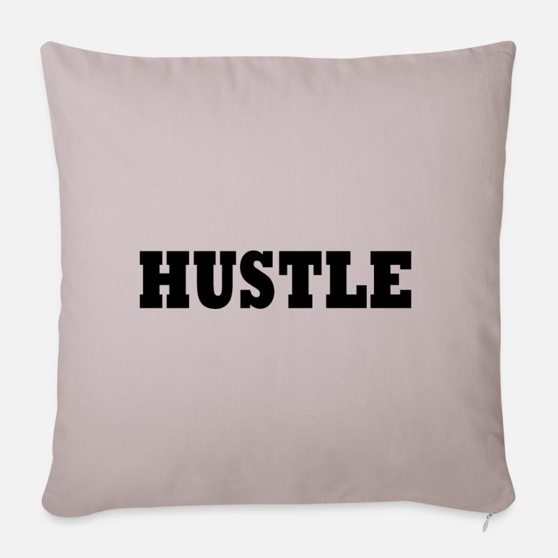 Hustle - Pudebetræk 45 x 45 cm - Lys beige