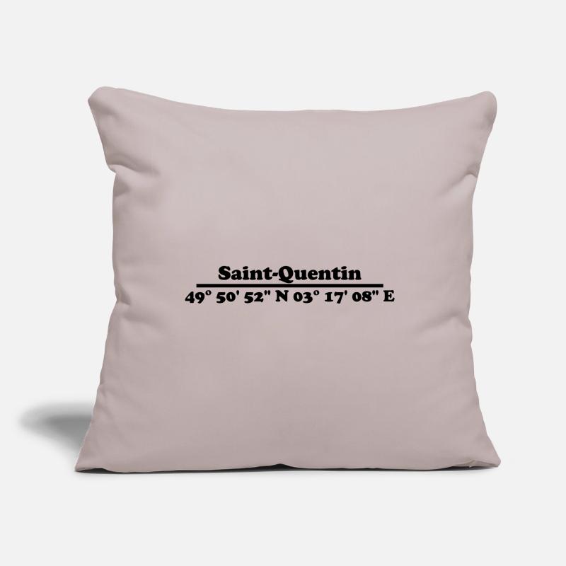 Saint-Quentin Coordinates Sofa pillowcase 17,3'' x 17,3'' (45 x 45 cm)
