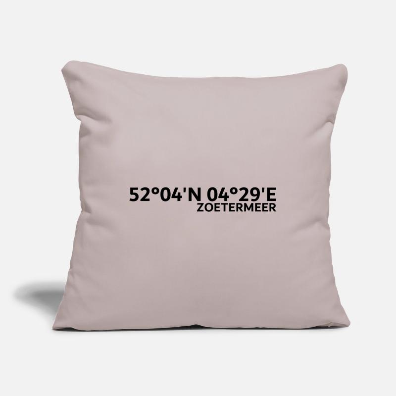 Zoetermeer coordinates Sofa pillowcase 17,3'' x 17,3'' (45 x 45 cm)