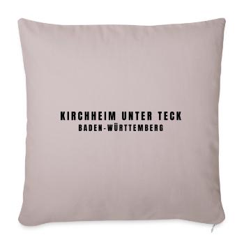 Kirchheim unter Teck, Bade-Wurtemberg - Housse de coussin décorative 45 x 45 cm - taupe clair - Devant