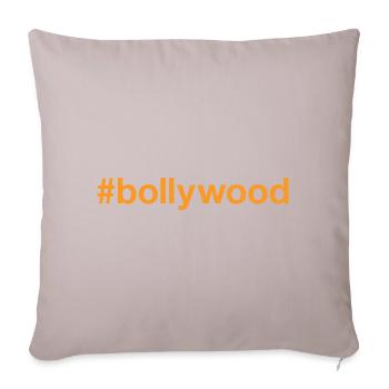 BOLLYWOOD Hashtag - Sofakissenbezug 45 x 45 cm - helles Taupe - Vorne