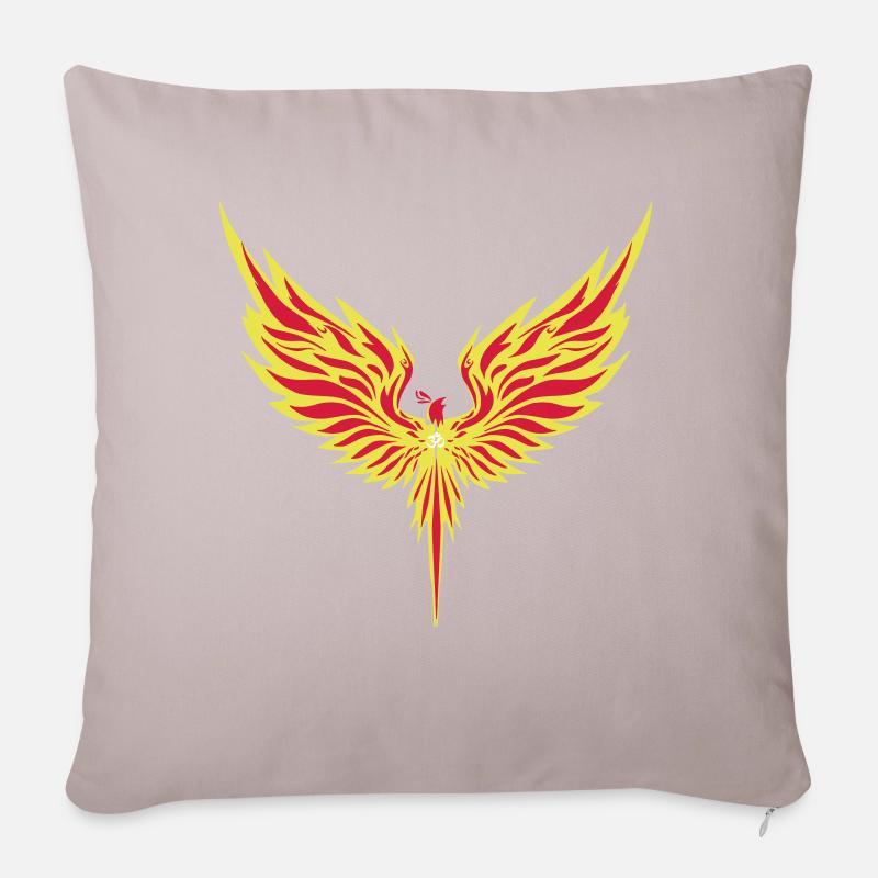 Phenix - Sofakissenbezug 45 x 45 cm - helles Taupe