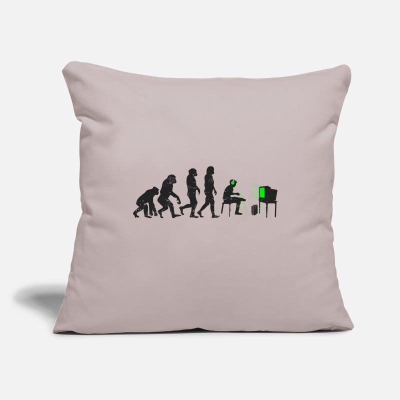 Evolution de l'évolution des joueurs Housse de coussin décorative 45 x 45 cm