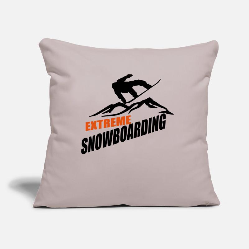 Snowboard Sofakissenbezug 45 x 45 cm