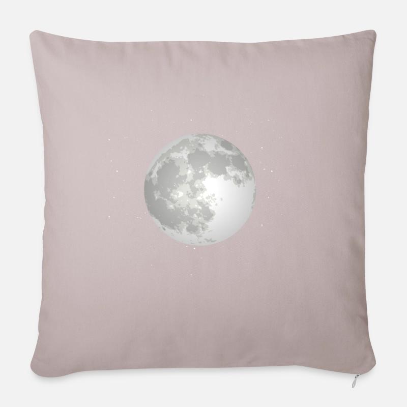 Mond - Sofakissenbezug 45 x 45 cm - helles Taupe