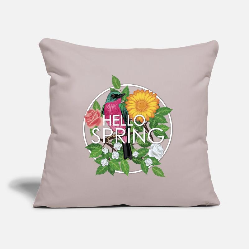 Hello Spring Sofa pillowcase 17,3'' x 17,3'' (45 x 45 cm)