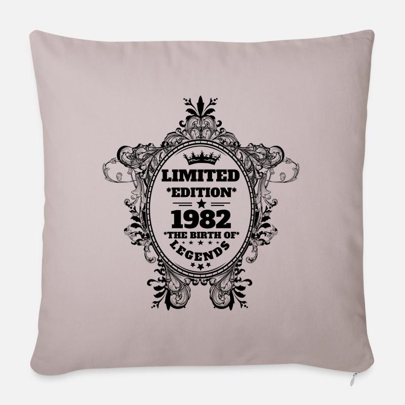 1982 - Sofa pillowcase 17,3'' x 17,3'' (45 x 45 cm) - light taupe