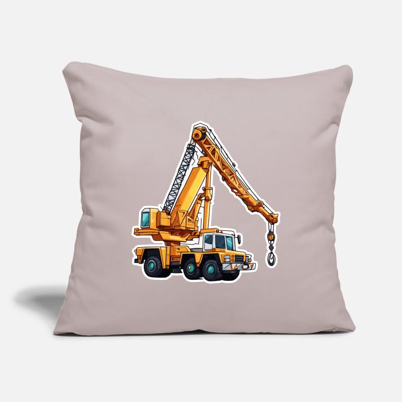 Kran / Baustelle / Seilwinde / Kransystem Sofakissenbezug 45 x 45 cm