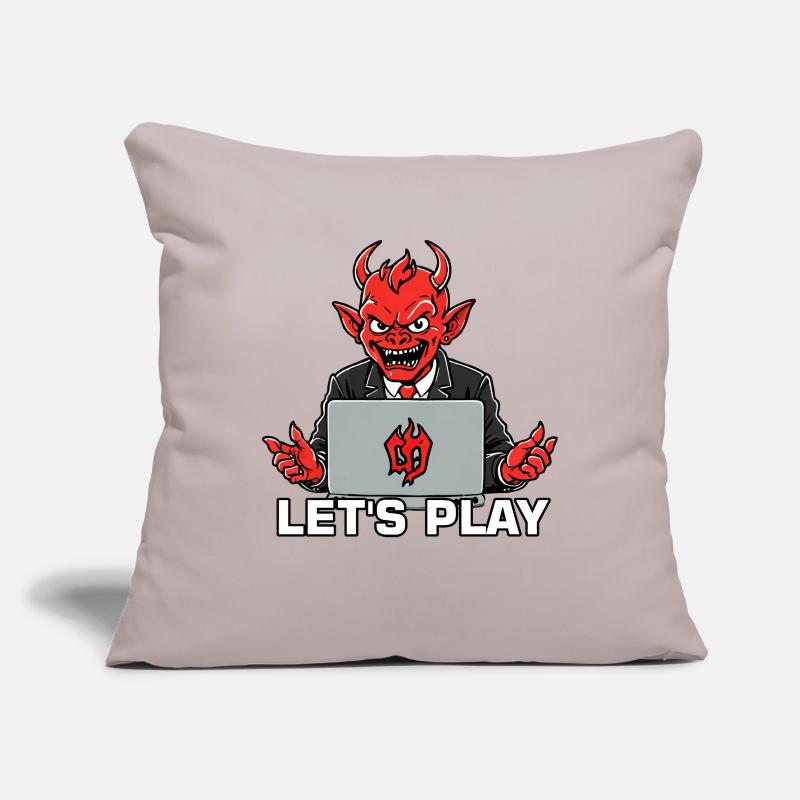 Red Devil Sofa pillowcase 17,3'' x 17,3'' (45 x 45 cm)