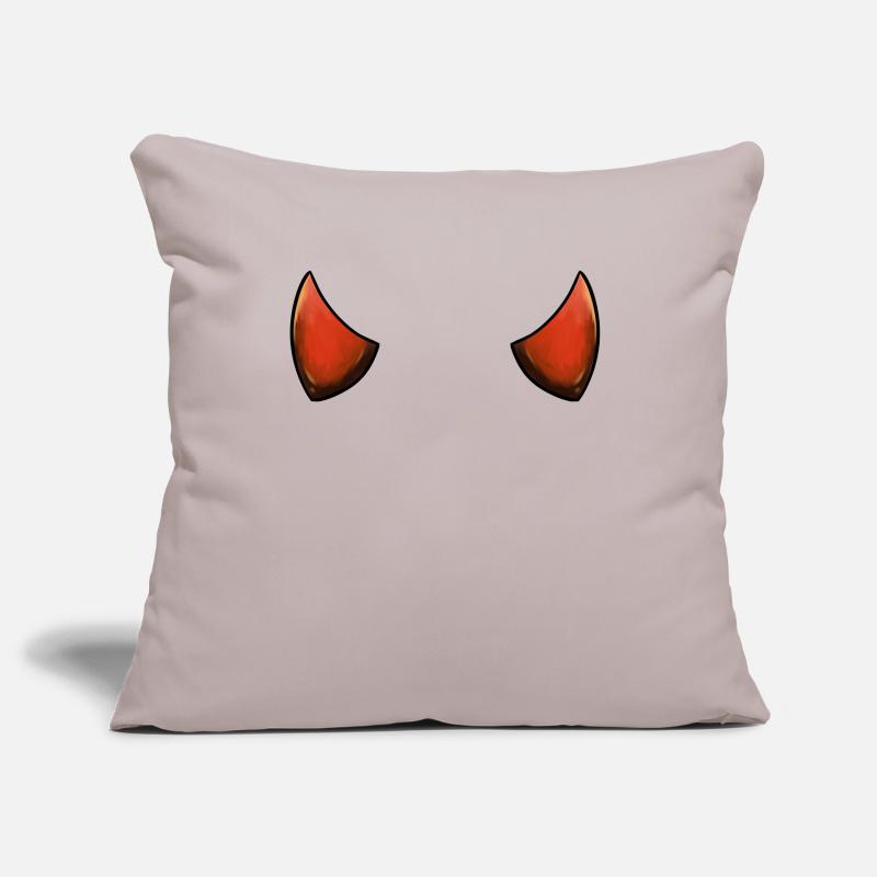 Devil's Horn Devil's Devil's Woman Devil's Guy Sofa pillowcase 17,3'' x 17,3'' (45 x 45 cm)