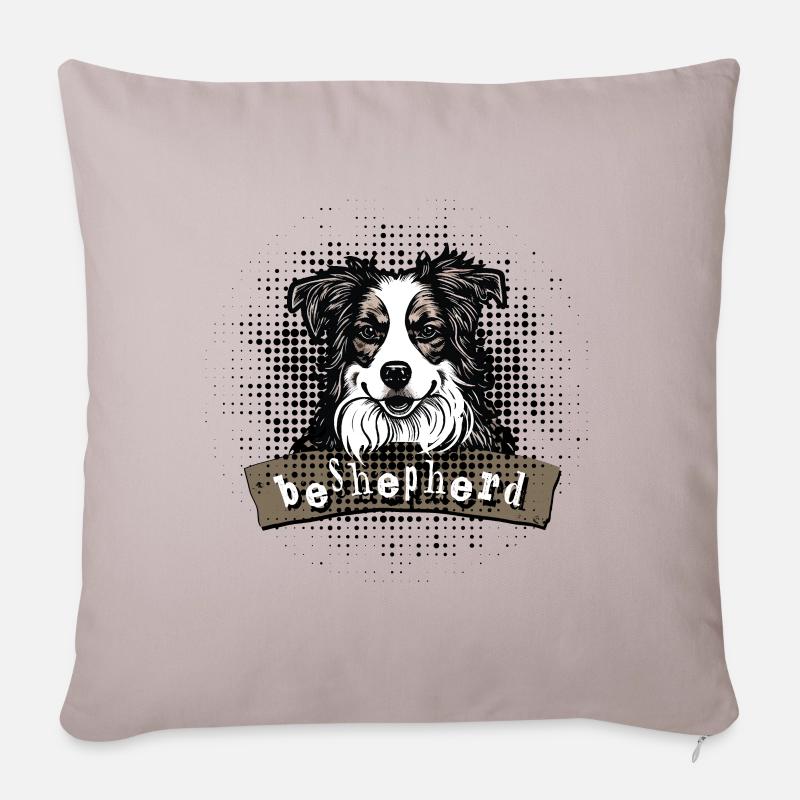 Beshepherd - Housse de coussin décorative 45 x 45 cm - taupe clair