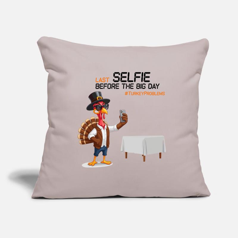 Turkey Problems Sofa pillowcase 17,3'' x 17,3'' (45 x 45 cm)