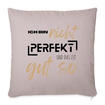 Erfolg MINDSET Motivation Inspiration Leidenschaft - Sofakissenbezug 45 x 45 cm - helles Taupe - Vorne