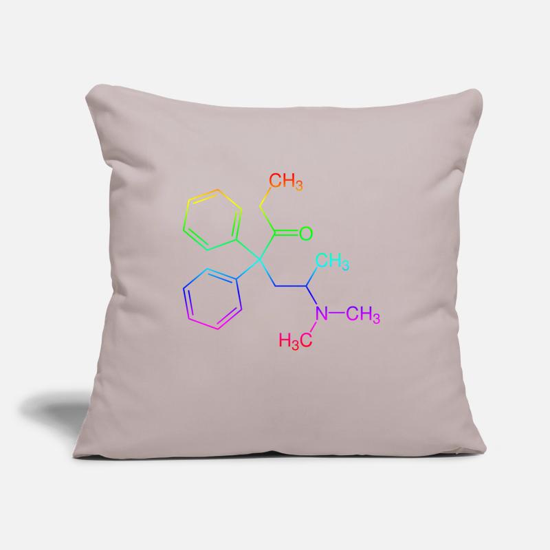 Methadone structural formula Sofa pillowcase 17,3'' x 17,3'' (45 x 45 cm)