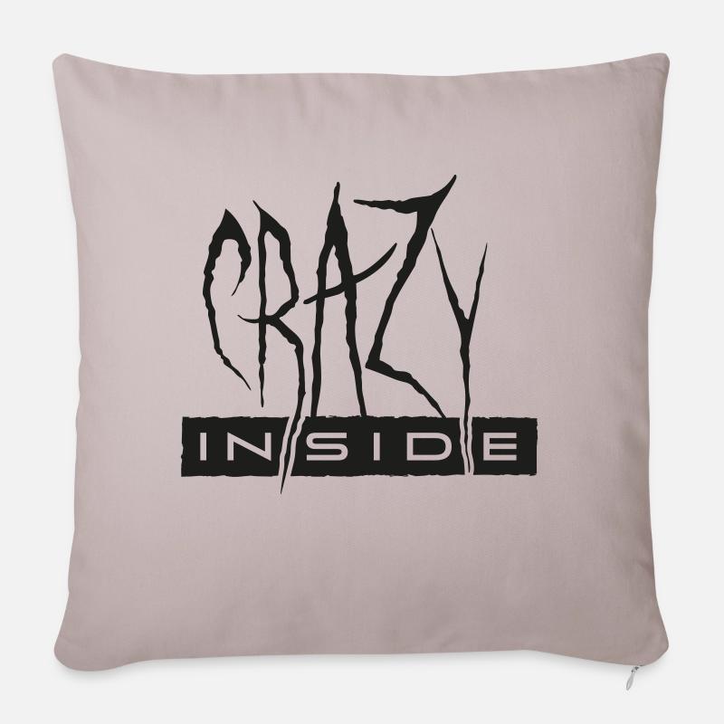 Crazy - Sofa pillowcase 17,3'' x 17,3'' (45 x 45 cm) - light taupe