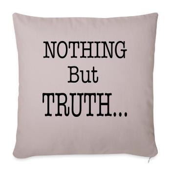 NothingButTruthVect - Sofa pillowcase 17,3'' x 17,3'' (45 x 45 cm) - light taupe - Front