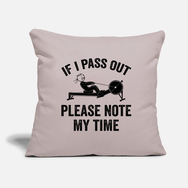 Ergometer Rowing Exercise ERG Machine Lover Fitnes Sofa pillowcase 17,3'' x 17,3'' (45 x 45 cm)