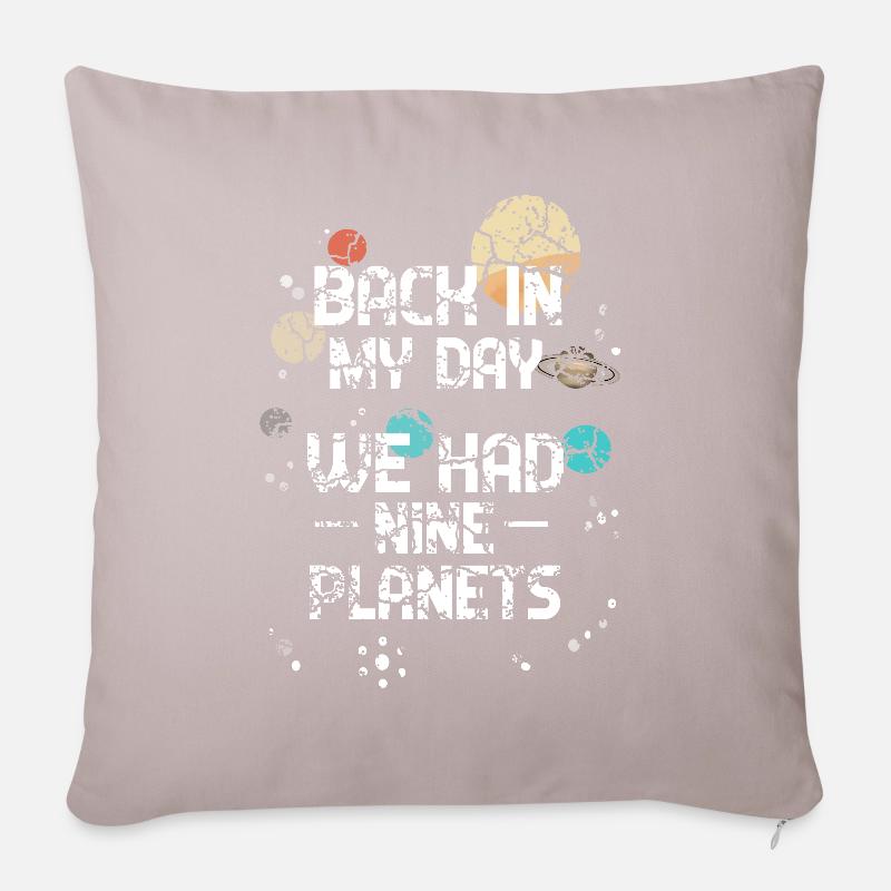 Nerd Shaldon Spruch Shirt - nerdig Geschenk - Sofakissenbezug 45 x 45 cm - helles Taupe