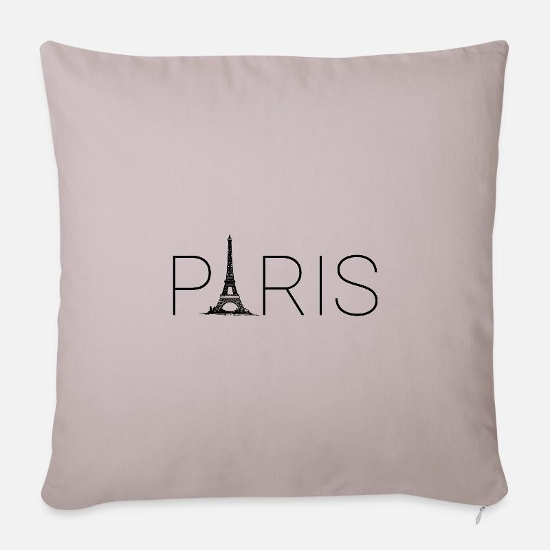 PARIS - Sofakissenbezug 45 x 45 cm - helles Taupe