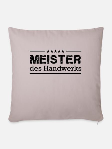 Meister des Handwerks - Sofakissenbezug 45 x 45 cm - helles Taupe