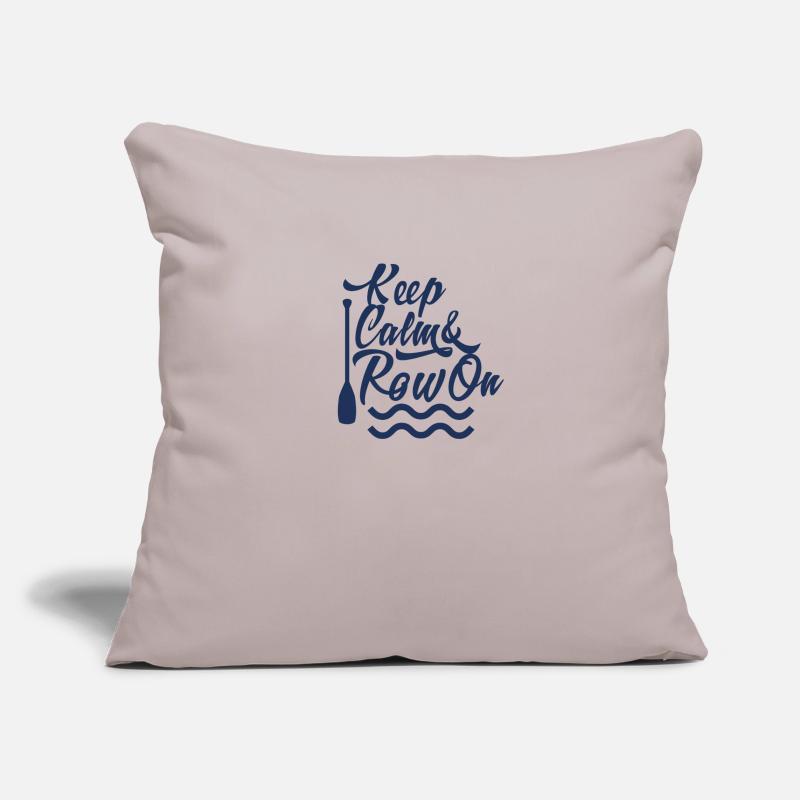 Rowing Rowing Rowing Rowing Rowing Rowing Boat Sofa pillowcase 17,3'' x 17,3'' (45 x 45 cm)
