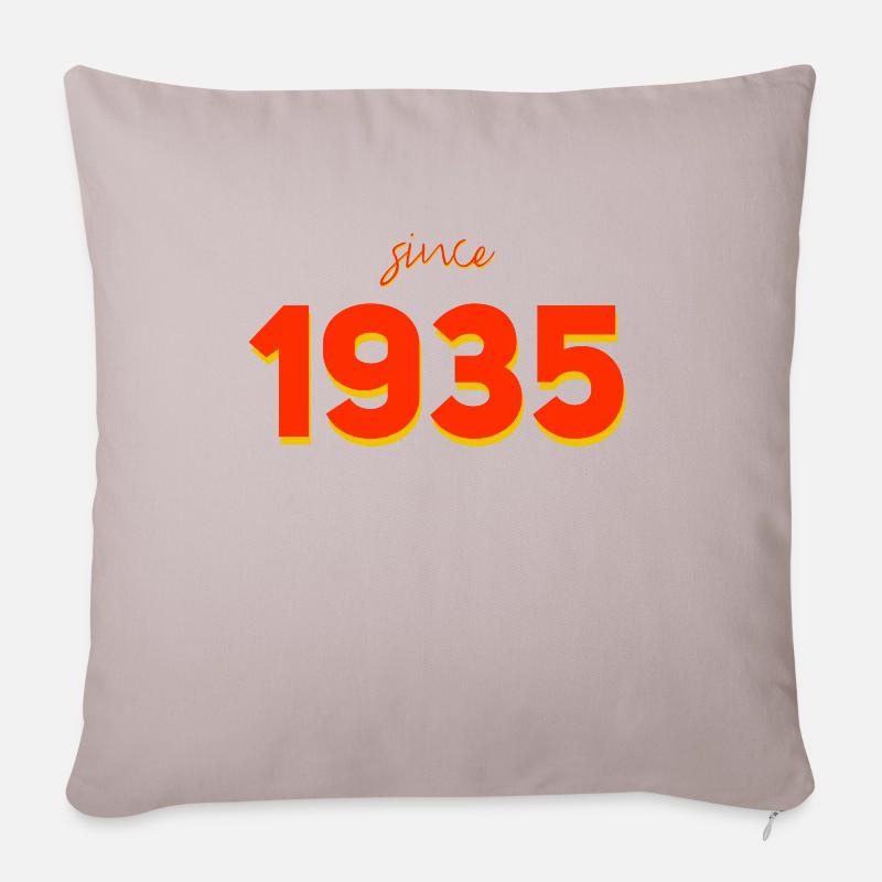 since 1935 - Sofakissenbezug 45 x 45 cm - helles Taupe