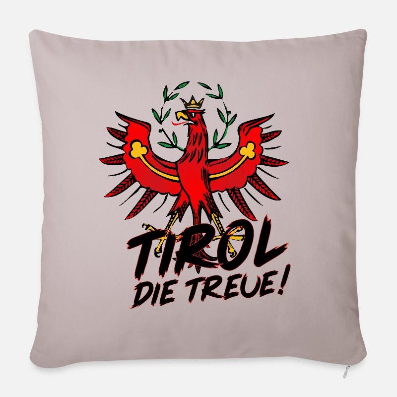 Tirol - Sofakissenbezug 45 x 45 cm - helles Taupe