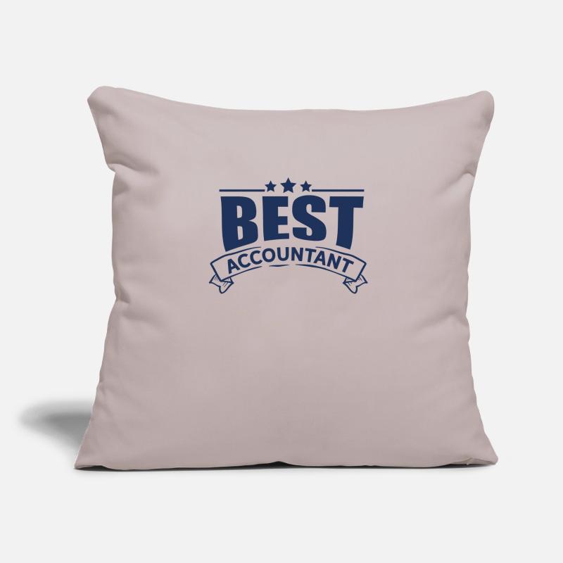 Comptable Comptable Housse de coussin décorative 45 x 45 cm