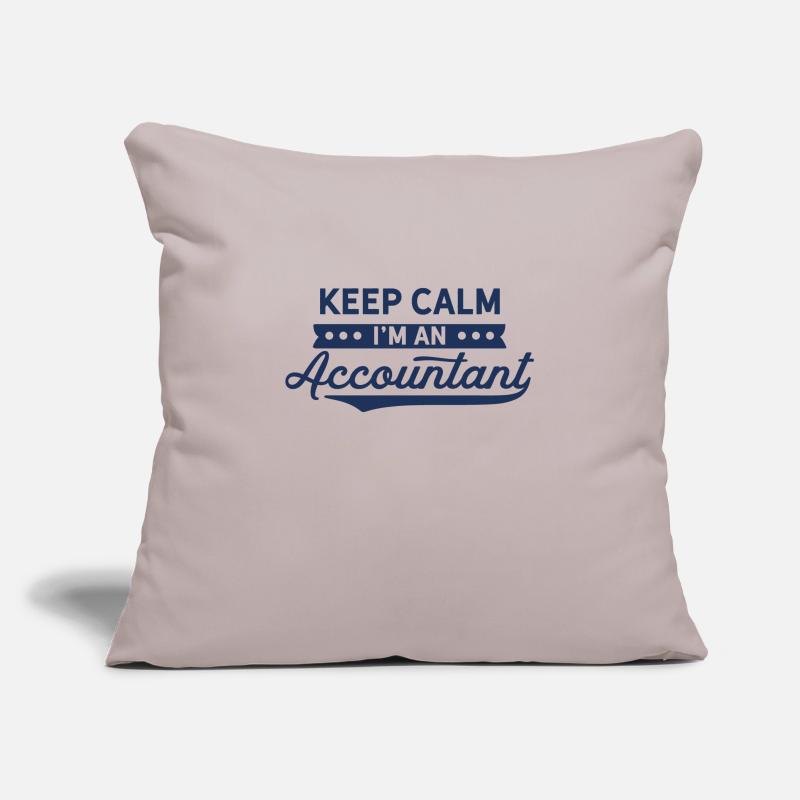 Comptable Comptable Housse de coussin décorative 45 x 45 cm