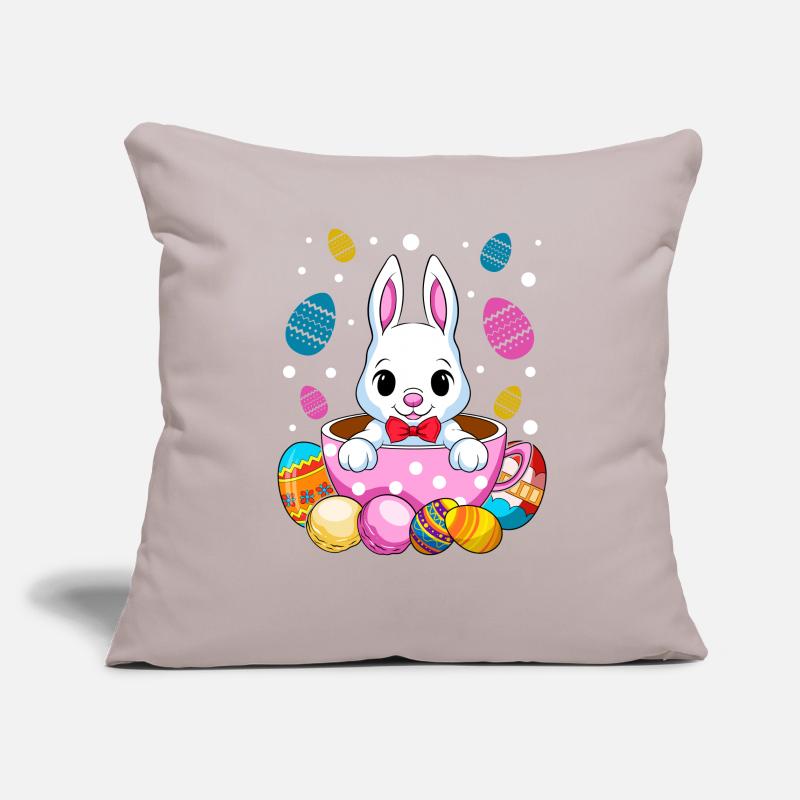 Easter Bunny Bunny Easter Bunny Easter Chocolate Eggs Sofa pillowcase 17,3'' x 17,3'' (45 x 45 cm)