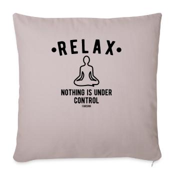 Buddhism God Religion Yoga Gift - Sofa pillowcase 17,3'' x 17,3'' (45 x 45 cm) - light taupe - Front
