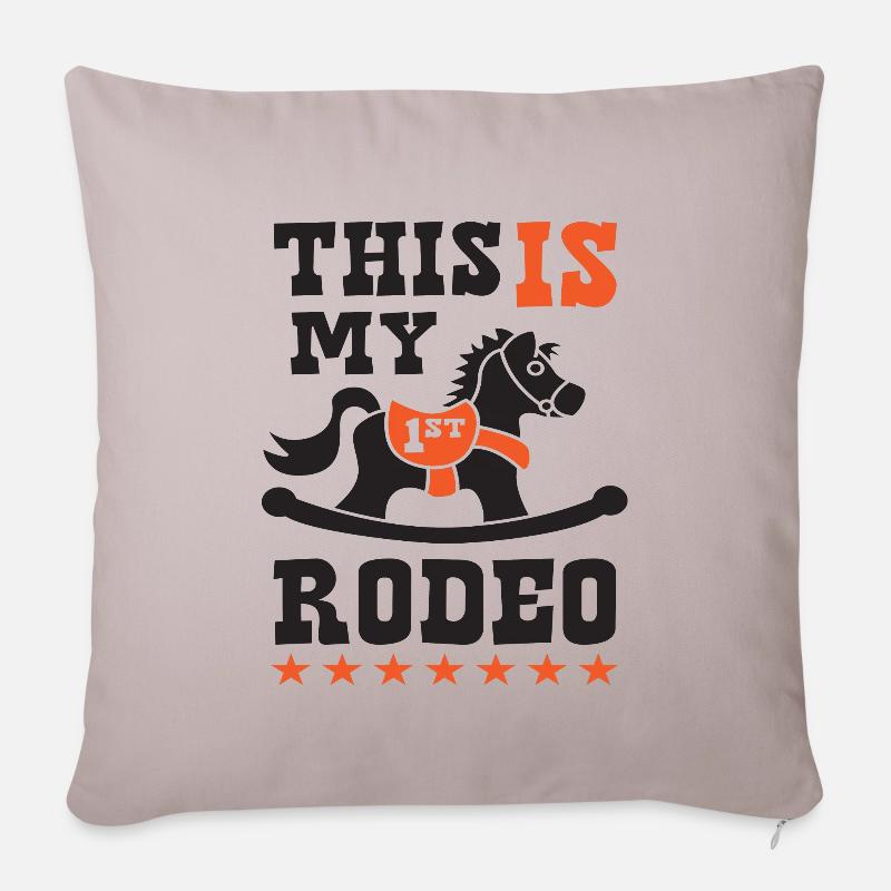 Rodeo - Sofakissenbezug 45 x 45 cm - helles Taupe
