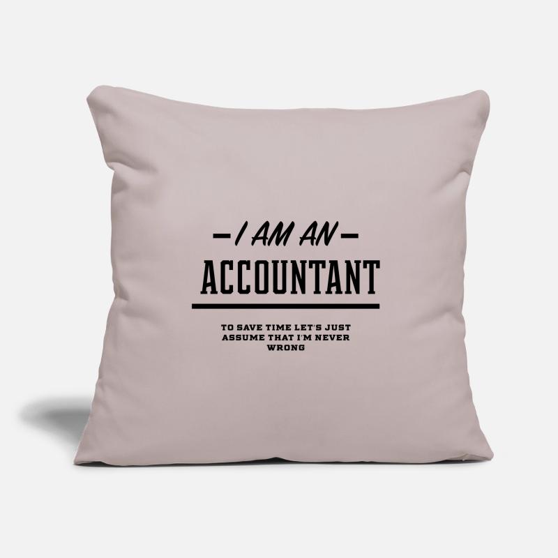 Je suis un comptable - Cadeau d’emploi de comptable drôle Housse de coussin décorative 45 x 45 cm