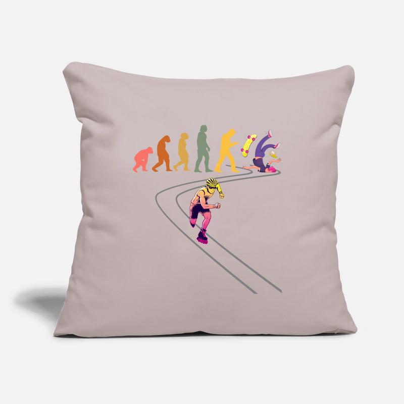 Roller skate roller roller rollers en ligne Housse de coussin décorative 45 x 45 cm