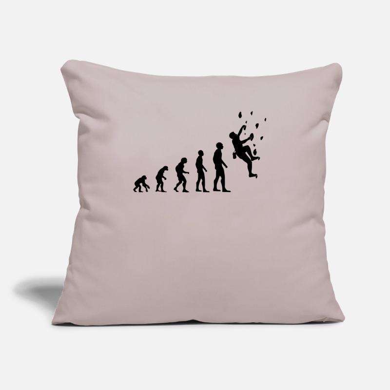Climber Evolution Climbing Wall Climbing Hall Sofa pillowcase 17,3'' x 17,3'' (45 x 45 cm)