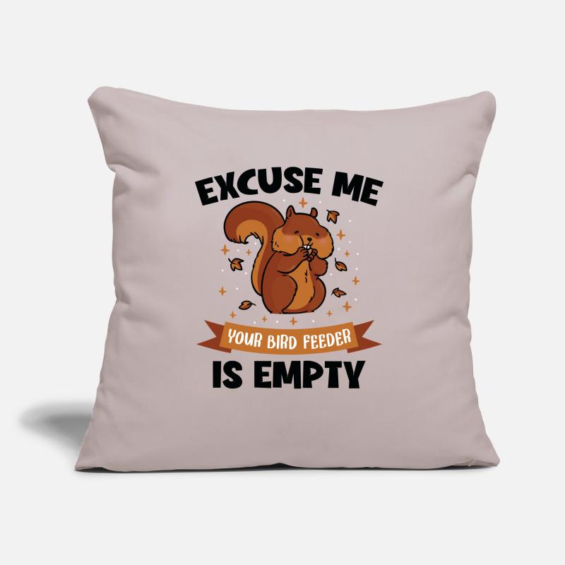 Excuse Me The Bird Feeder Is Empty Fox Eastern Sofa pillowcase 17,3'' x 17,3'' (45 x 45 cm)