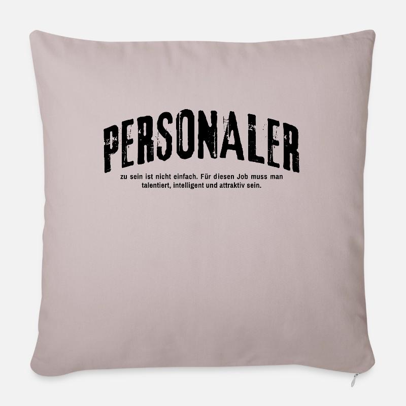 Personaler Human Resources Personal - Sofakissenbezug 45 x 45 cm - helles Taupe